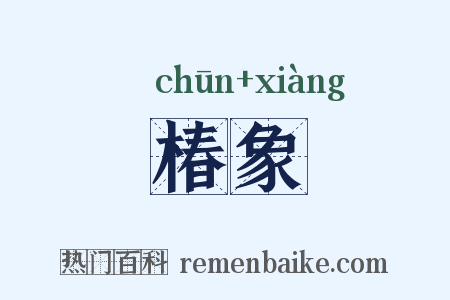 椿象是什么意思的图片